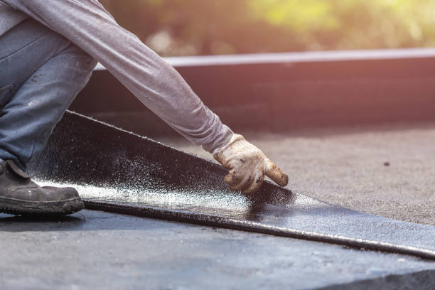Professional Waterproofing technician working in Kearny, NJ